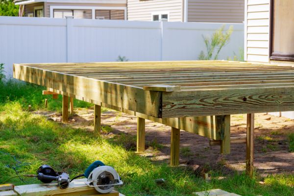 Elevated Deck Installation in Bear