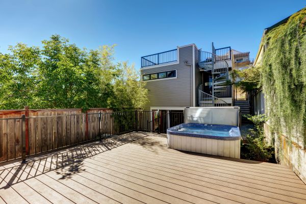 Hot Tub Deck Installation in Bear