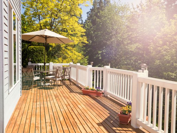 Cedar Deck Installation in Bear
