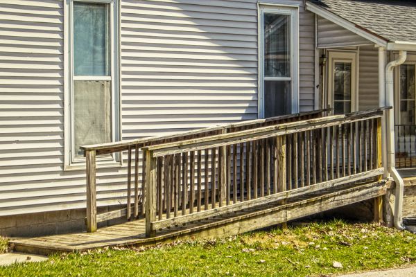Porch Ramp Construction in Bear
