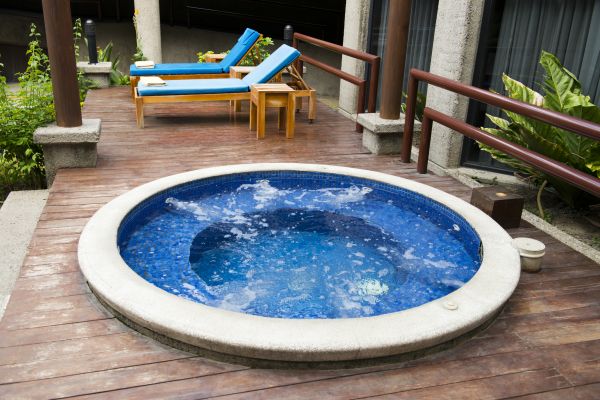 Hot Tub Deck Construction in Bear