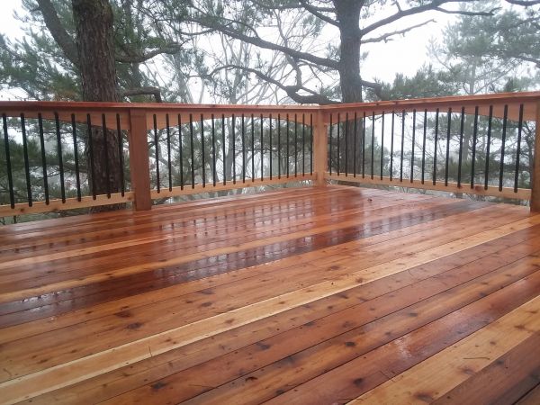 Cedar Deck Repair in Bear